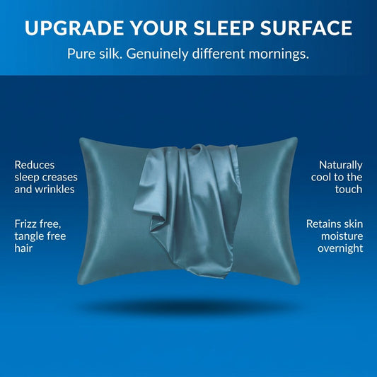 Zaveroa Silk Pillowcase