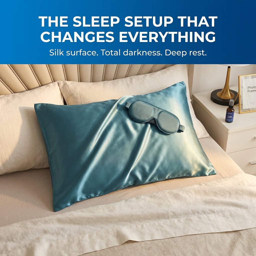 Zaveroa Silk Pillowcase