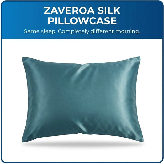 Zaveroa Silk Pillowcase